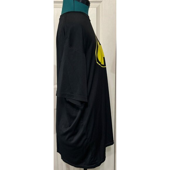 TM & DC Comics Yellow Batman Graphic Logo T-Shirt 100% Polyester Men Size Large - Picture 6 of 12